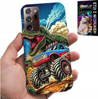 ETUI DO SAMSUNG NOTE 20 ULTRA -DINOZAUR W MONSTERTRUCKU WZORY DLA DZIECI