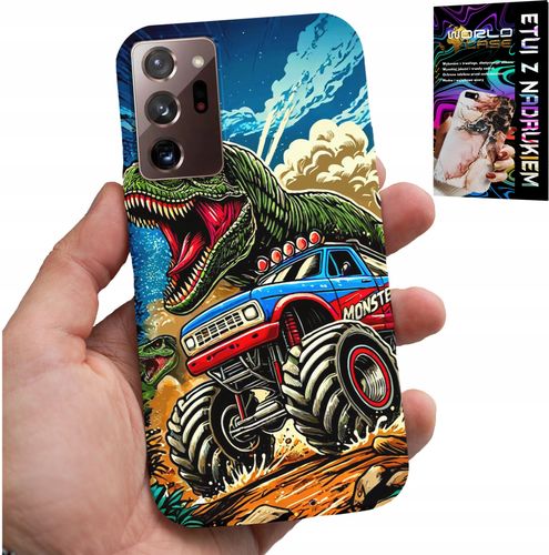 ETUI DO SAMSUNG NOTE 20 ULTRA -DINOZAUR W MONSTERTRUCKU WZORY DLA DZIECI na Arena.pl