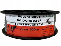 Drut ocynkowany do pastucha ogrodzenia 2mm 500m