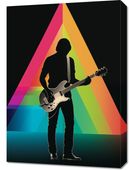 Obraz 50x70cm Pryzmat przez Gitarę