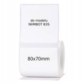 NIIMBOT Etykiety Naklejki do B3S 80*70mm 95szt