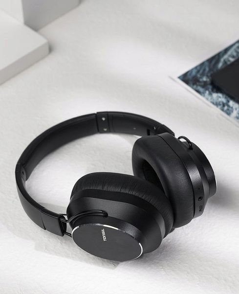 Tonsil Słuchawki Bezprzewodowe R65BT Bluetooth Nauszne ANC CZARNE +Mikrofon zdjęcie 16