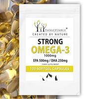 OMEGA 3 KWASY TŁUSZCZOWE 100 MOCNA 500 EPA 250 DHA