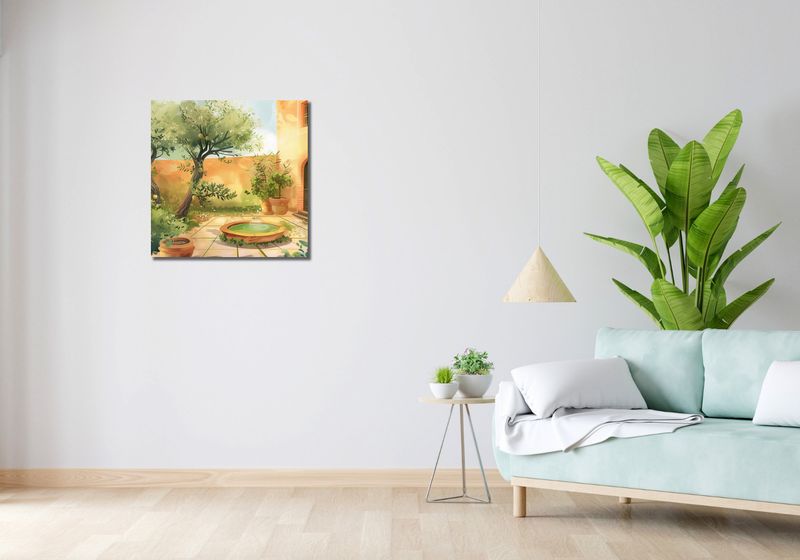 Obraz 60x60cm Słoneczny Dzień zdjęcie 2