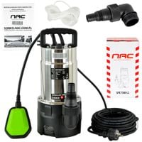 POMPA ZATAPIALNA DO BRUDNEJ WODY NAC SPE 75HI-L2 750 W WYDAJNOŚĆ 18 000 l/h