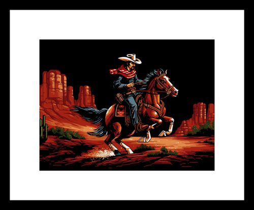 Plakat 20x15cm Galop przez Prerię na Arena.pl