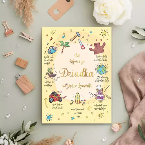 Karnet Okolicznościowy, Fajowy Dziadek na Arena.pl