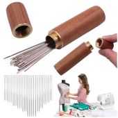 Igły do szycia z etui zestaw igieł duży funkcjonalny komplet 30szt