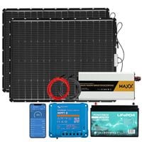 ZESTAW FOTOWOLTAICZNY NA BALKON 200W 100Ah 230V 1000W