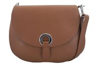 Duża torebka listonoszka ze skóry - Brązowa jasna