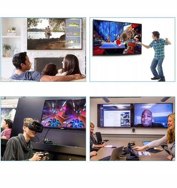 Kabel Adapter USB-C Thunderbolt 3 4 do DisplayPort 1.4 8K 5K 4K 240Hz zdjęcie 7