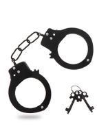 metal handcuffs black