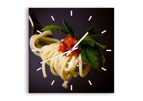 Zegar Ścienny - Spaghetti Sos  - 30X30 Cm - C3Ac30X30-1307 na Arena.pl