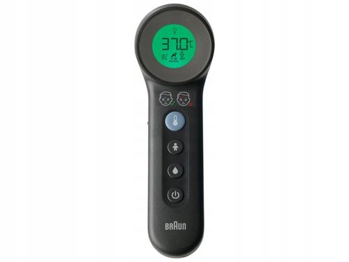 Termometr BRAUN BNT400 Czarny na Arena.pl