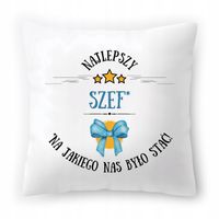 Poduszka Dla Szefa Szefunia Na Urodziny Prezent Z Nadrukiem Ze Zdjęciem