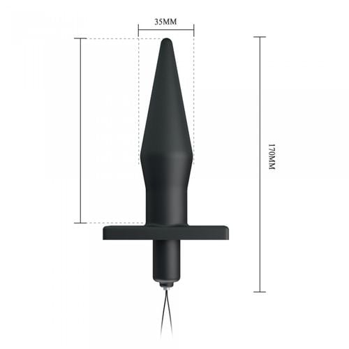 baile   butt plug, 20 vibration functions wireless remote control na Arena.pl