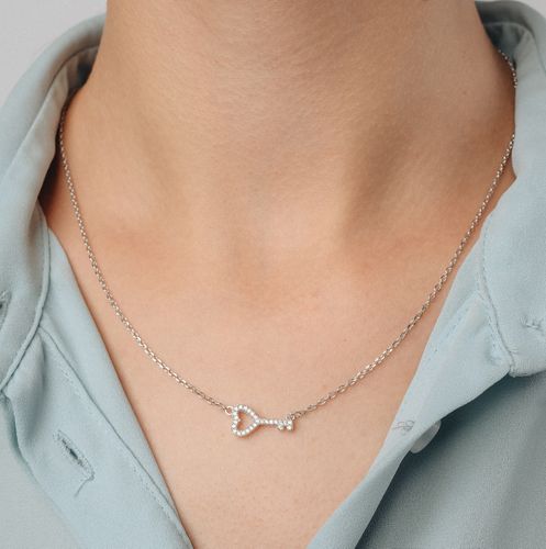 Naszyjnik srebrny ''Silver Key" na Arena.pl