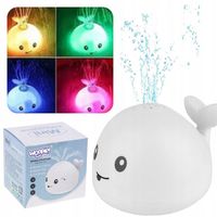 WOOPIE BABY ZABAWKA DO KĄPIELI WIELORYB TRYSKAJĄCY WODĄ FONTANNA LED