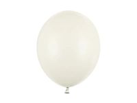 Balony pastelowe jasne kremowe strong, 30 cm 10 szt.