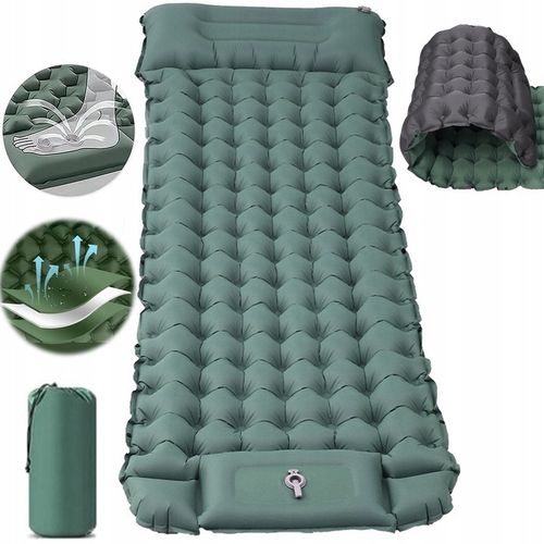 MATA SAMOPOMPUJĄCA KARIMATA MATERAC NAMIOT KEMPING 200 X 67 X 10CM na Arena.pl