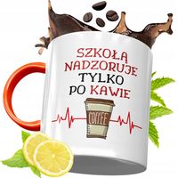 Kubek Pomarańczowy Dla Dyrektora Prezent Z Nadrukiem Ze Zdjęciem