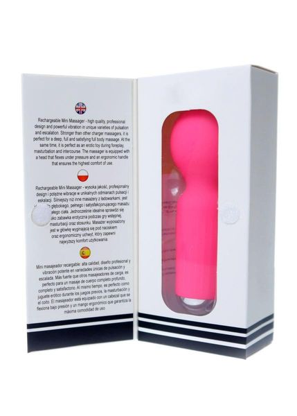 Stymulator-Rechargeable Mini Masager USB 20 Functions - Pink zdjęcie 10