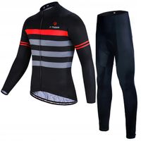 Komplet Rowerowy Termoaktywny Z Wkładką Męski Ocieplany DOPASOWANY Żel 4XL