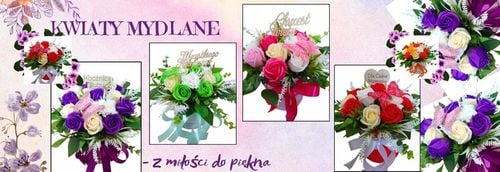 Flowerbox na Dzień Mamy Kwiaty Mydlane prezent urodziny rocznica ślub na Arena.pl