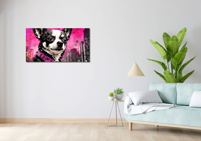 Obraz 100x50cm Mały Psiak o Dużej Duszy zdjęcie 2