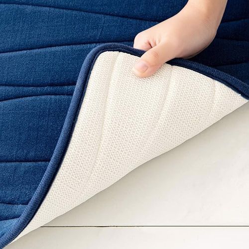 Dywanik łazienkowy 50x80cm granat memory na Arena.pl