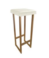 Hoker krzesło barowe ALEX 90cm podstawa złota MG50