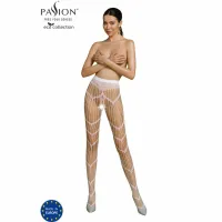 passion eco collection bodystocking eco s006 biały - ekologiczne body