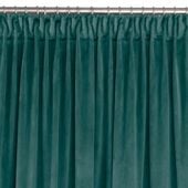 Zasłona VILA velvetowa na taśmie smok 135x270 morska wzór 5 Homede