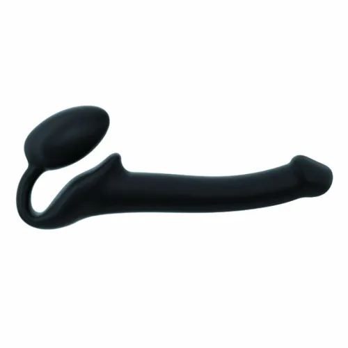 strap-on-me bendable black m - model anatomiczny bez paska, silikonowy na Arena.pl