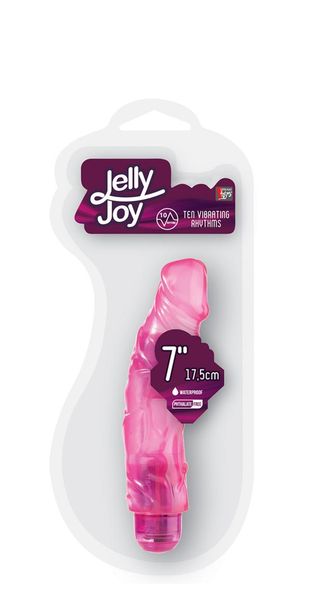 JELLY JOY Wibrator penis 17,5 cm zdjęcie 1