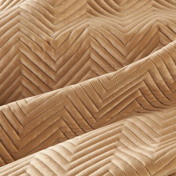 Narzuta dekoracyjna SOFIA 230x260 miodowa zdjęcie 3