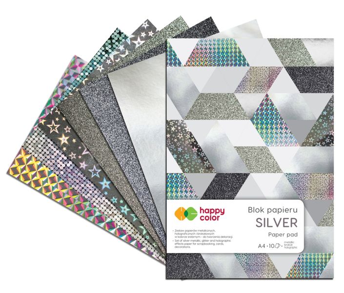 Blok Silver A4,250-230G,10 Ark 7153 A'5 zdjęcie 1