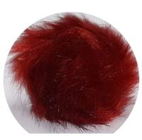 Pompon futerkowy C1 do czapki ( bordo )