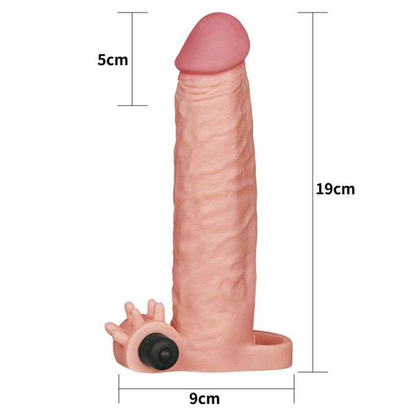Add 2" Vibrating Penis Sleeve zdjęcie 2