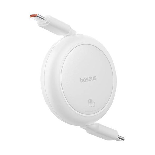 Kabel USB Baseus Free2Pull Mini USB-C do USB-C, 60W, 1, (biały) zdjęcie 4