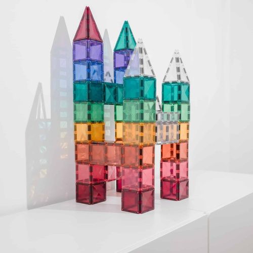 40 el. klocki magnetyczne Pastel Square Pack Connetix same kwadraty na Arena.pl