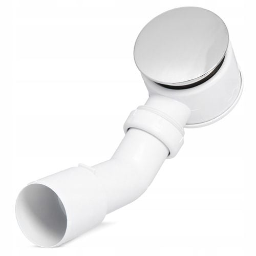 Syfon Brodzika 50 mm CZYSZCZONY GÓRY Odpływ Prysznica Wanny Niski na Arena.pl