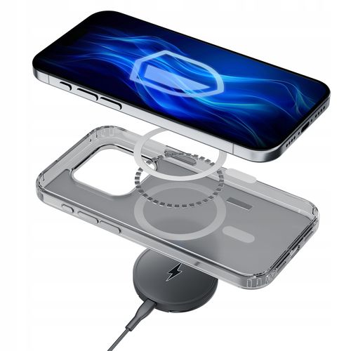 Etui z MagSafe na Apple iPhone 15 Pro - 3mk Frosty MagCase White na Arena.pl