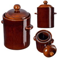 KADAX Beczka Garnek Do Kiszenia Z Kołnierzem 10L