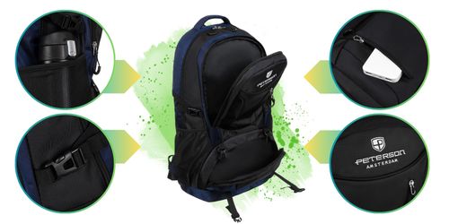 plecak ptn pwy-01-6249 navy+black na Arena.pl