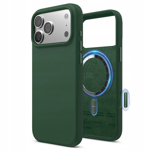 Etui Elago Magsafe Silicon Case do iPhone 17 PRO Max Alpine Green zdjęcie 1