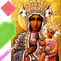 Haft Diamentowy Maryja Matka Boska Częstochowska Diamond Painting Mozaika