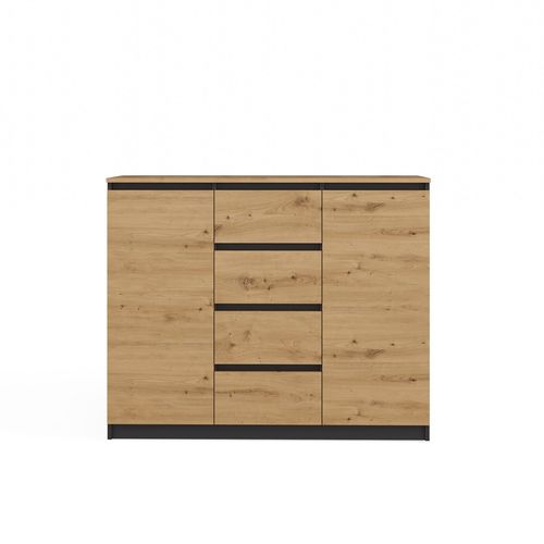 Komoda Malwa 2D4S BA ANTRACYT DĄB ARTISAN na Arena.pl