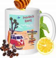 Kubek Dla Karola Kolegi Przyjaciela Męża Z Nadrukiem Prezent Biały 330Ml