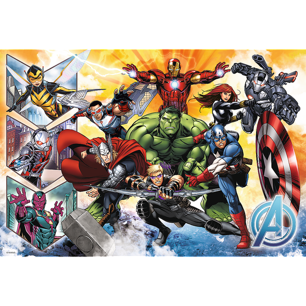 Puzzle - "100" - Siła Avengersów Trefl 16431 zdjęcie 2